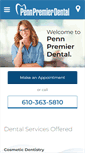 Mobile Screenshot of pennpremierdental.com